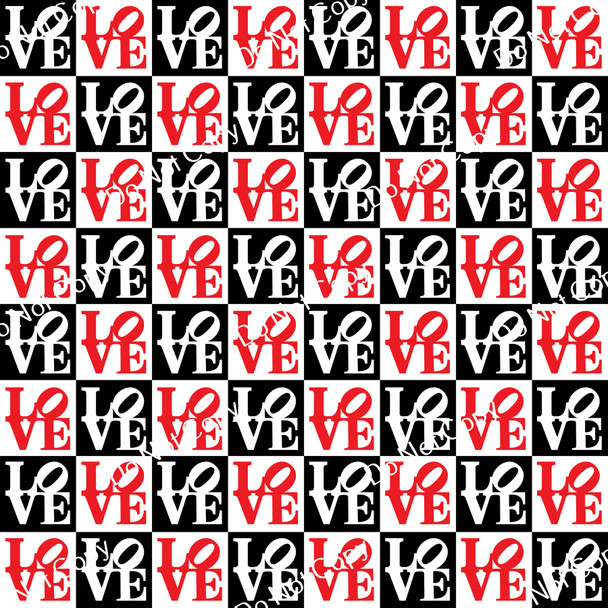 CDS Printed Pattern Vinyl | Love APC 8