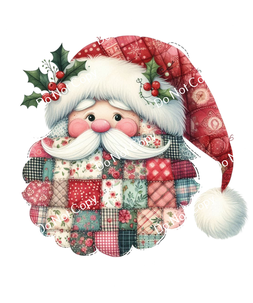 ColorSplash Ultra | Vintage Patchwork Santa ColorSplash Ultra | Vintage Patchwork Santa