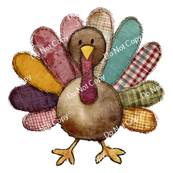 ColorSplash Ultra | Preppy Patchwork Turkey