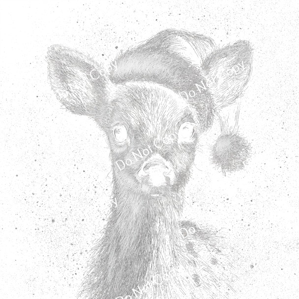 ColorSplash Ultra Ready To Apply | Deer Santa 1130