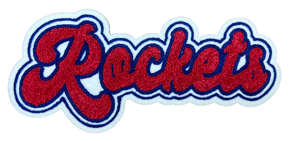 10" Apollo Rockets Chenille Patch