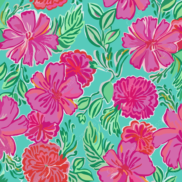 Lily Inspired Custom Vinyl Print #9