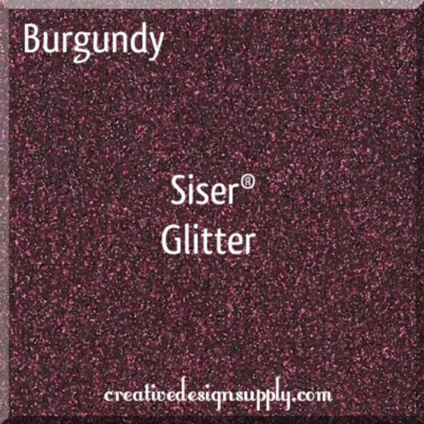 Siser® 12" Glitter Heat Transfer Vinyl | Burgundy