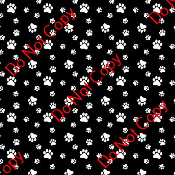 CDS Custom Printed Vinyl | Paw Pattern 5
