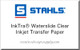 Inktra® Waterslide Clear Transfer Paper