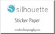 Silhouette Sticker Paper