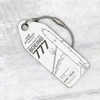 AviationTag Boeing 777-200LR Keychain  - A6-LRB - Off White