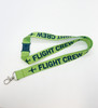 Flight Crew Lanyard (Black + Green)
