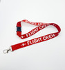 Flight Crew Lanyard (Red + White)