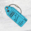 AviationTag A340-300 Keychain F-OJTN - Light Blue