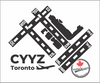 CYYZ Runway Layout Vinyl Decal - Black
