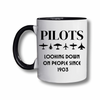 Pilots Looking Down Mug
