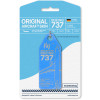 AviationTag Boeing 737  Keychain- D-ABKA (Light Blue)