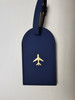 Single Plane Luggage Tag (Navy/Solid)