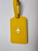 Single Plane Luggage Tag (Yellow/Solid)