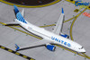 Gemini Jets 1:400 United Airlines 737 MAX 8 (Shelf-Weared Box)