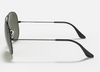 Ray-Ban Aviator Gunmetal Sunglasses w/ Green G-15 Lenses