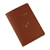 Plane Design Passport Cover - Dark Brown