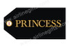 Princess (Black) Luggage Tag 