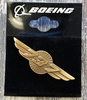 Lapel pin - Boeing 737 Wings - gold-tone