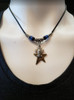 Necklace - Airplane star blue