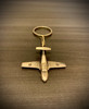 Snowbirds Brass Keychain - Bronze