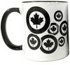 RCAF Roundel Patterned Mug (BLACK AND WHITE)