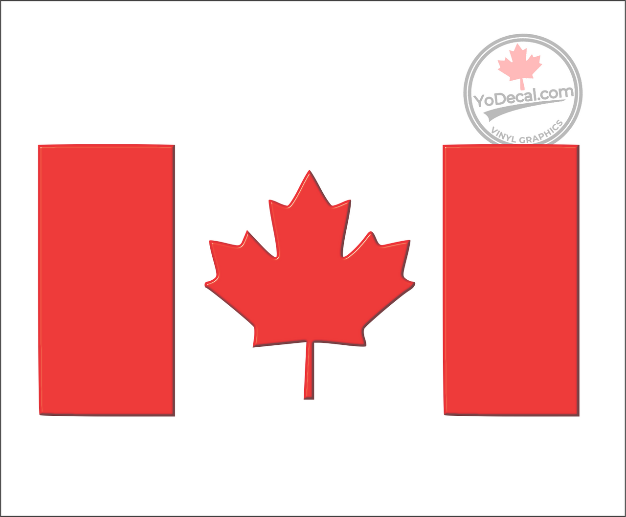 Canada Flag Vinyl Decal
