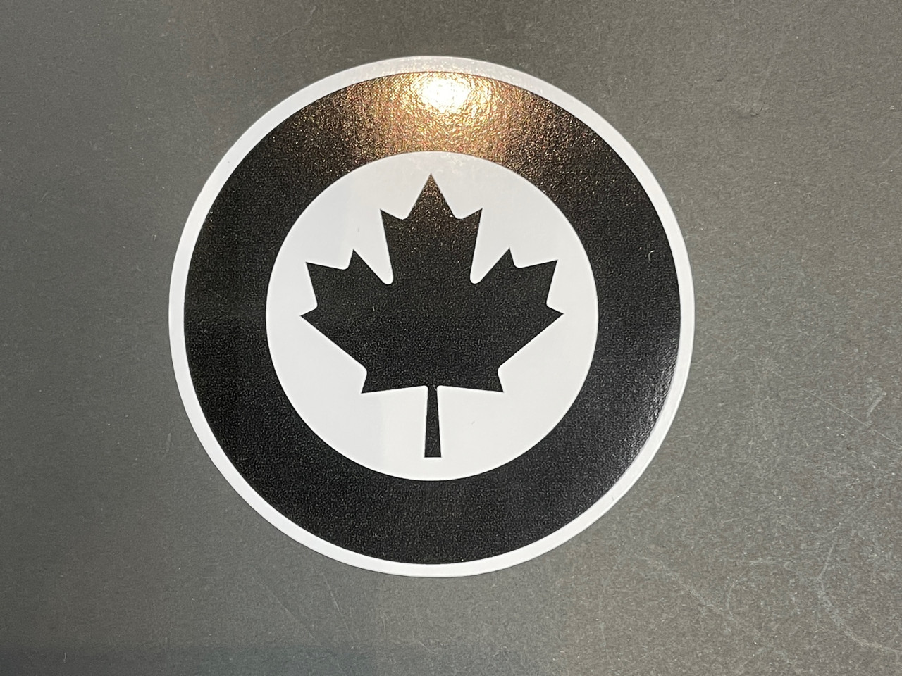 Canadian Forces Modern Roundel Sticker (Black)