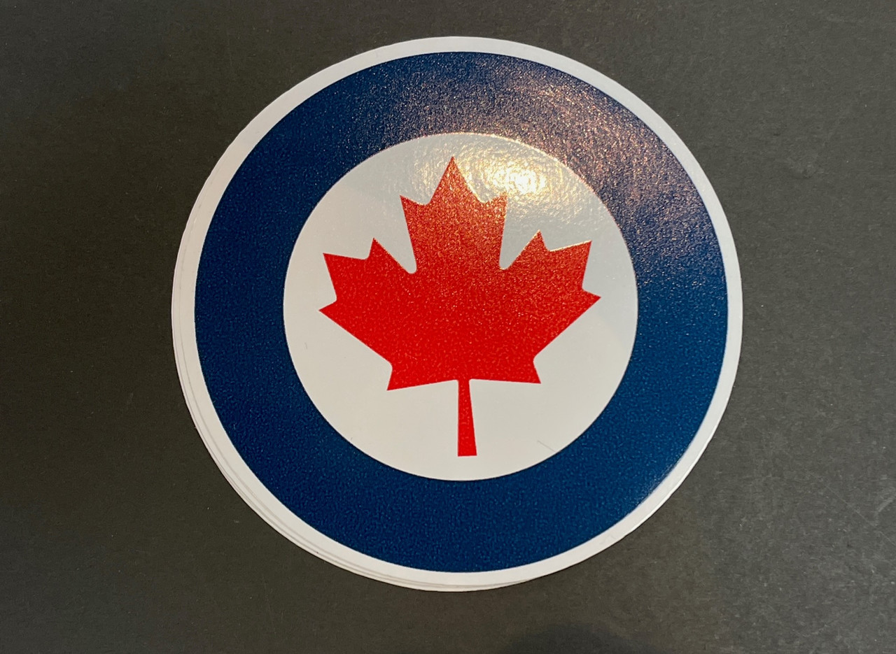 Canadian Forces Modern Roundel Sticker (Color)