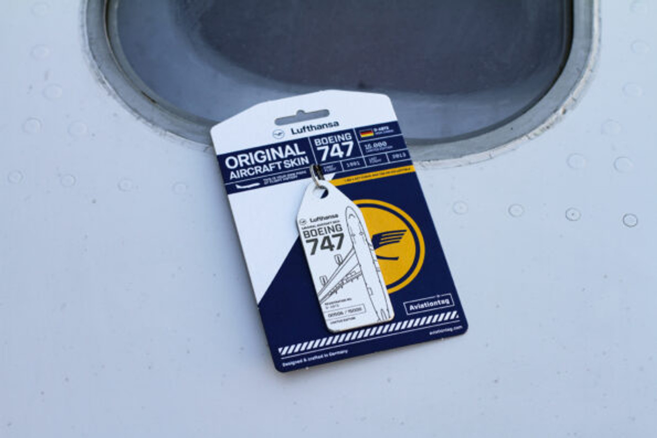 AviationTag 747-400 Keychain