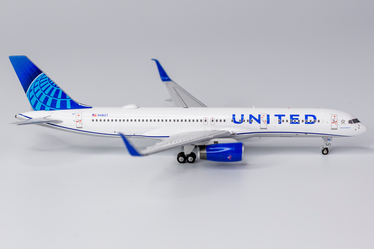 NG Models 1:400 United Airlines 757-200 (Eco Blue Livery, w/Upgraded Winglets)