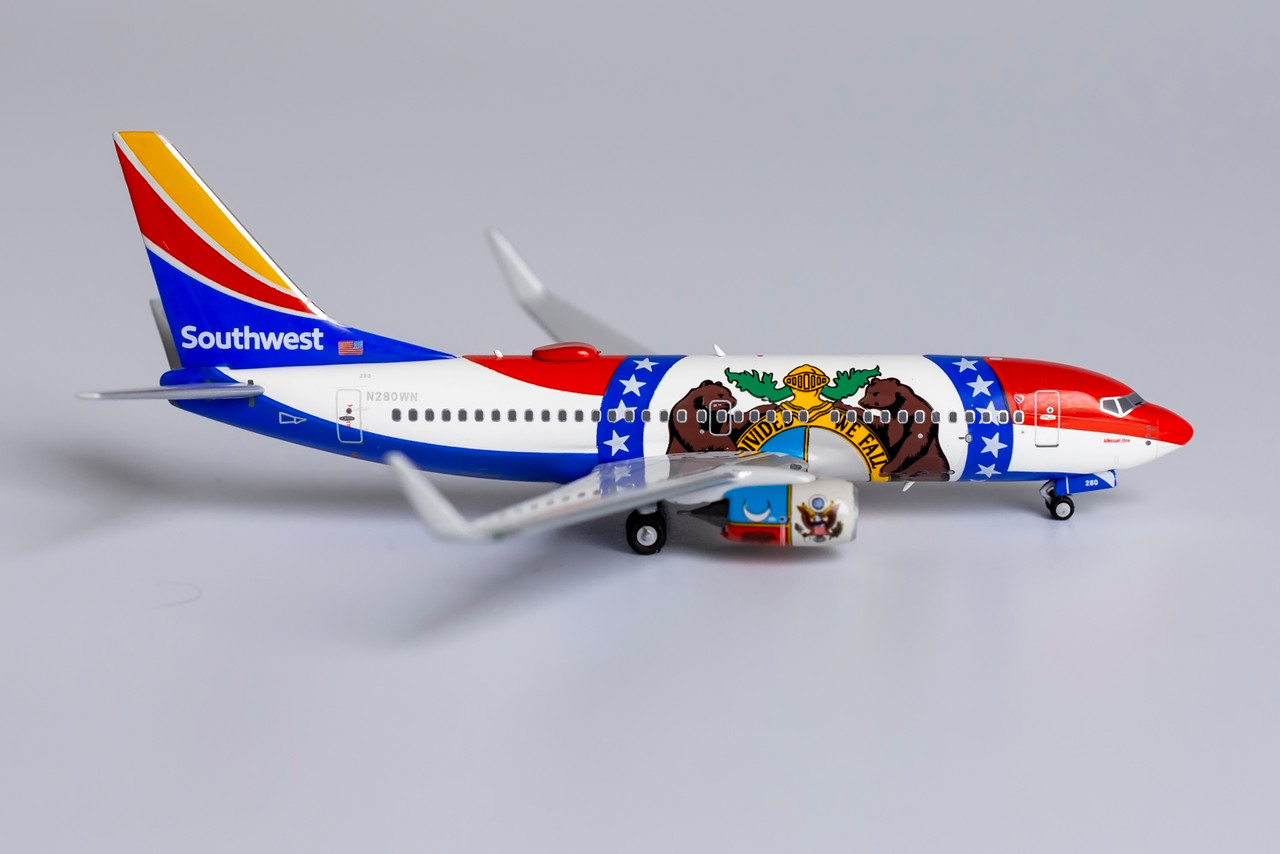 NG Models 1:400 Southwest 737-700 (Missouri One)
