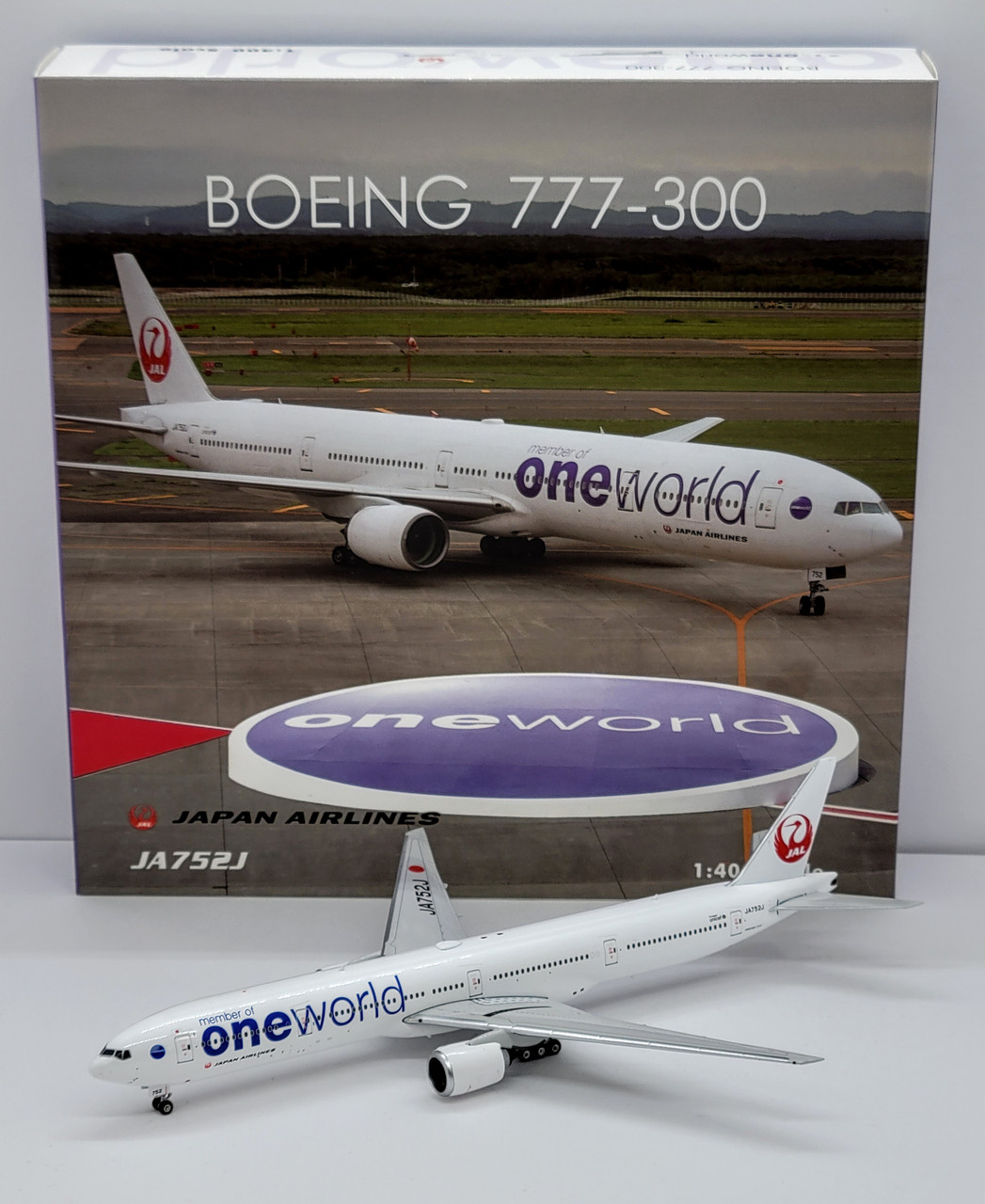 Ph 1/400 JAL B777-300 JA752J one world-