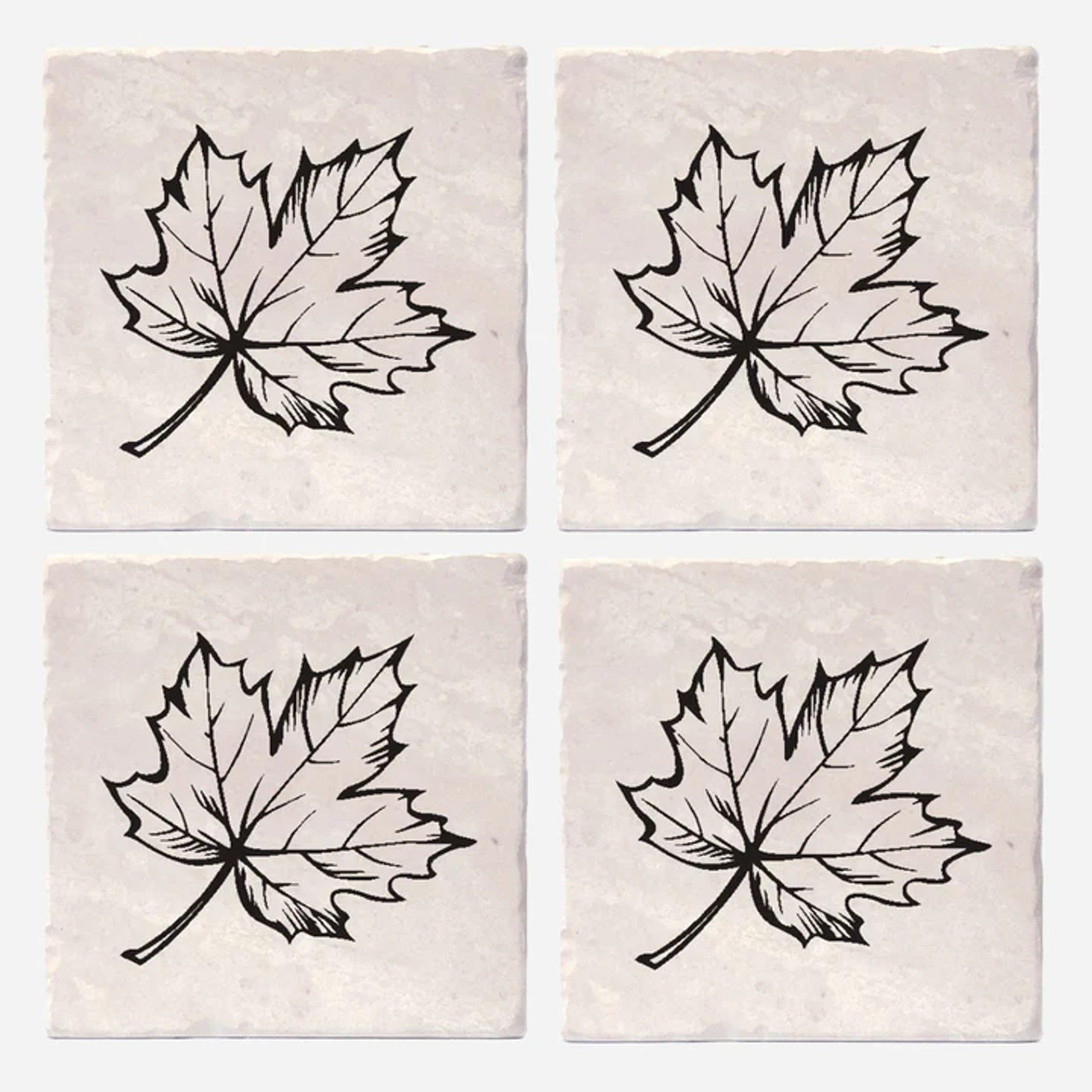 Maple Leaf Ceramic Coasters (4 Pack)