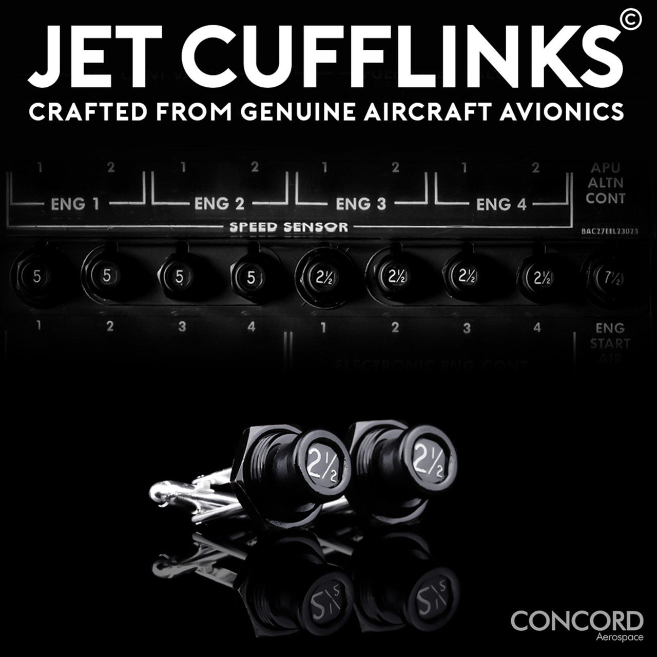 Jet Cufflinks