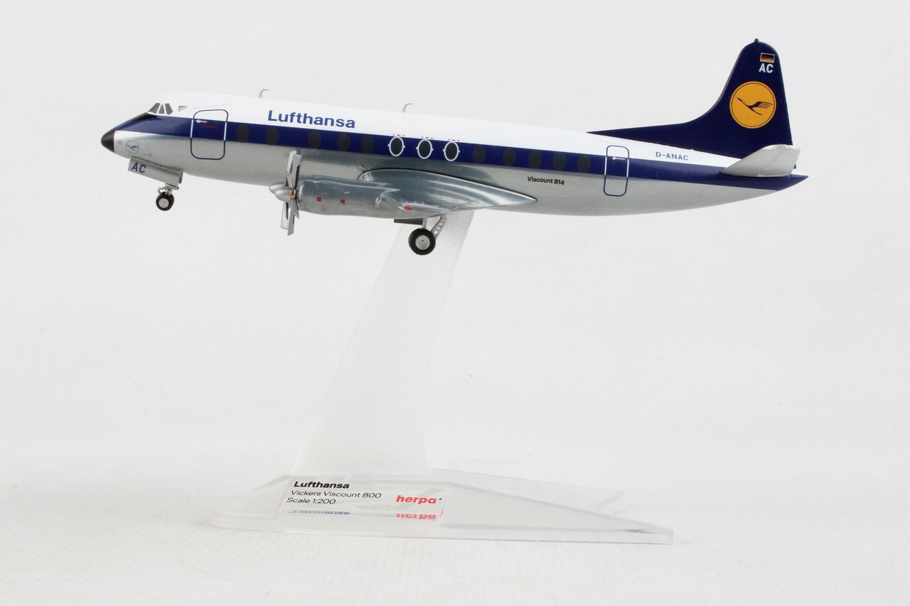 Herpa 1:200 Lufthansa Viscount 800