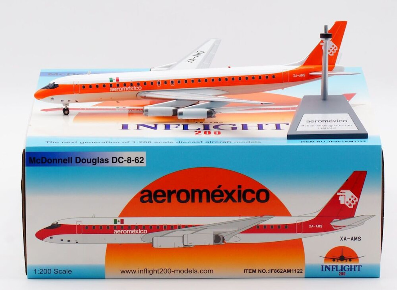 Inflight200 1:200 Aeromexico DC-8-62