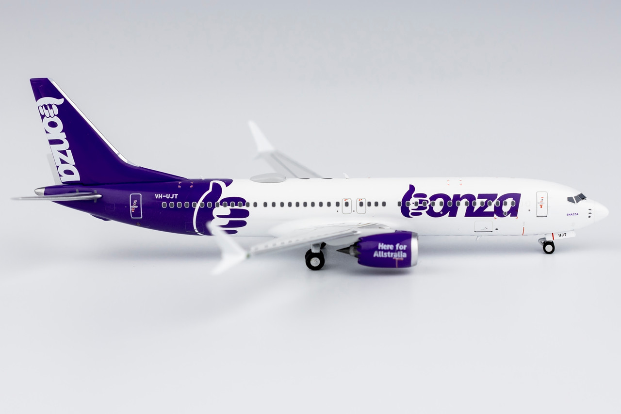  NG 1:400 Bonza Airlines 737 MAX-8 w/White Winglets 