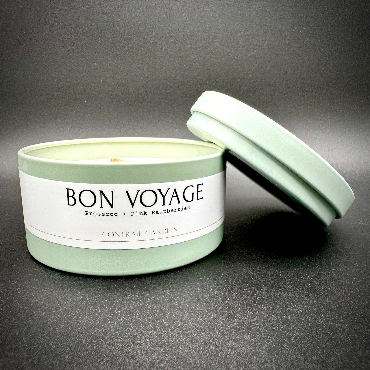 Contrail Candles - Bon Voyage Scent - 6oz- Sage