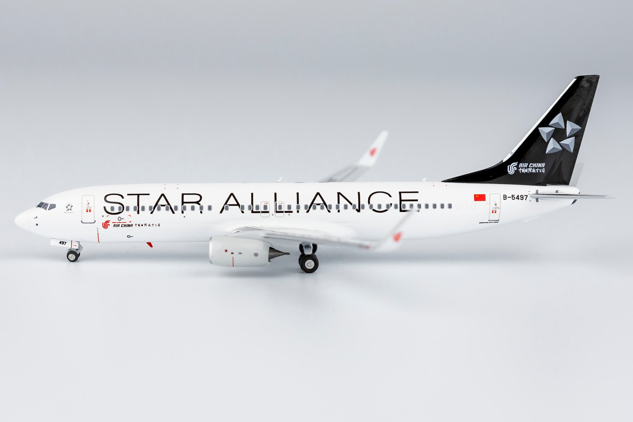 NG Models 1:400 Air China 737-800 Star Alliance (B-5497)