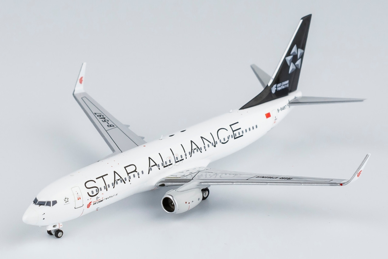 NG Models 1:400 Air China 737-800 Star Alliance (B-5497)