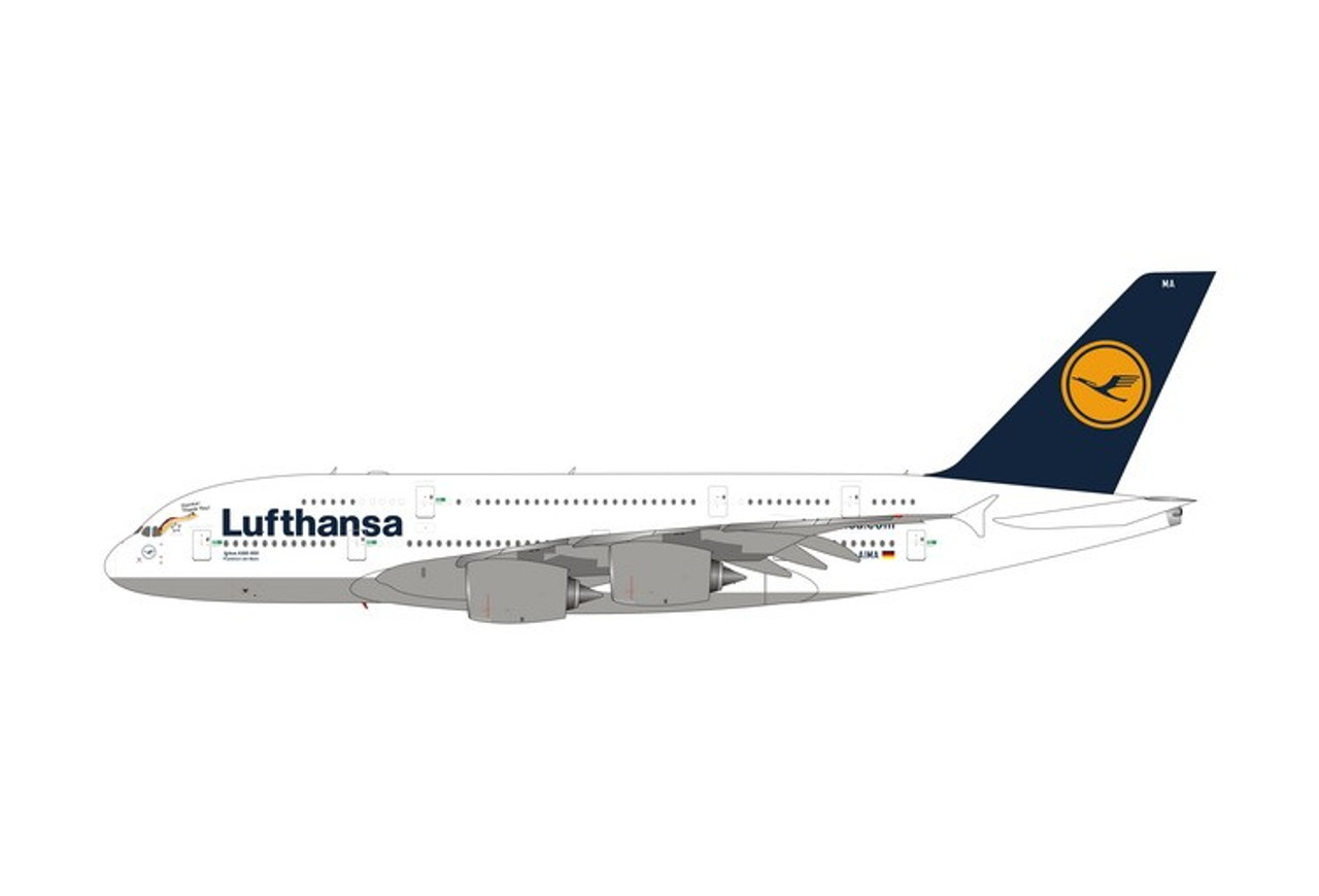 PH400 Lufthansa A380 D-AIMA "Danke! Thank you"