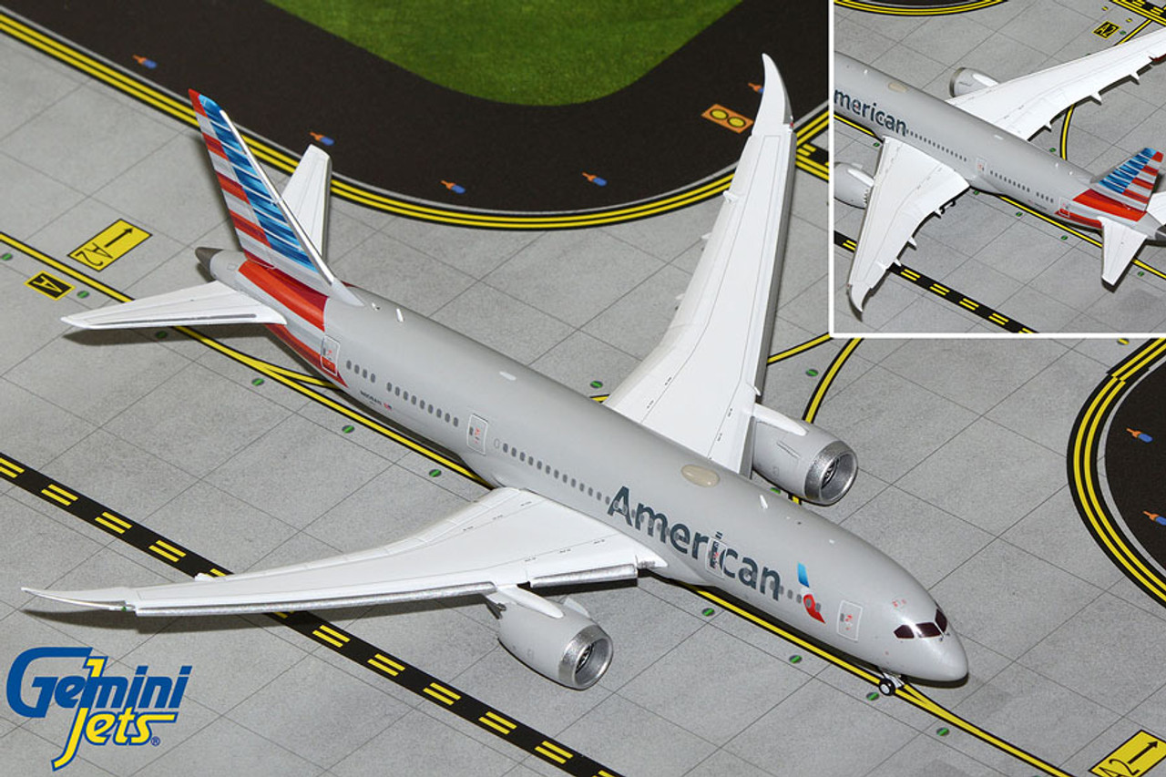 GJ400 American Airlines B787-8 N808AN (Flaps Down) 