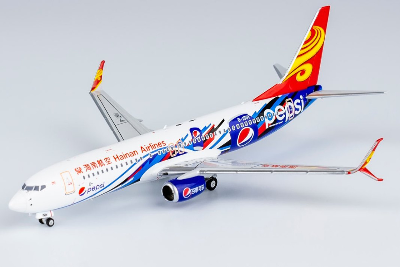 NG Models 1:400 Hainan Airlines 737-800/w B-1501 (Pepsi, with scimitar winglets)