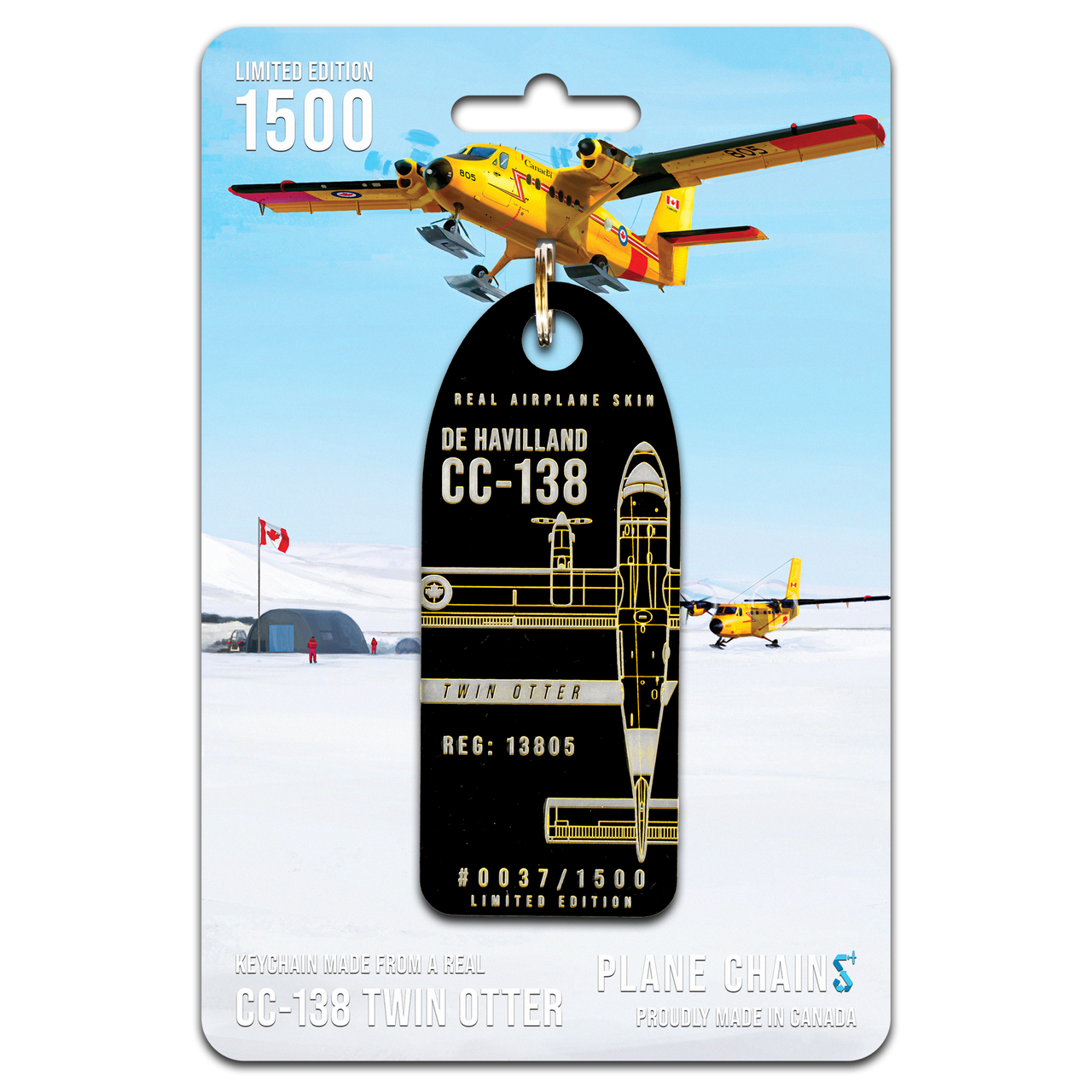 Plane Chains De Havilland CC-138 - Black