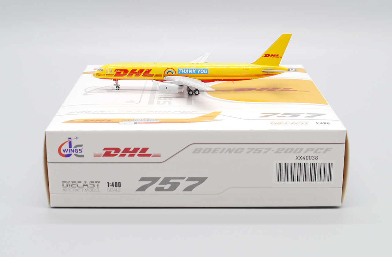 JC Wings 1:400 DHL B757-200 (Thank You)