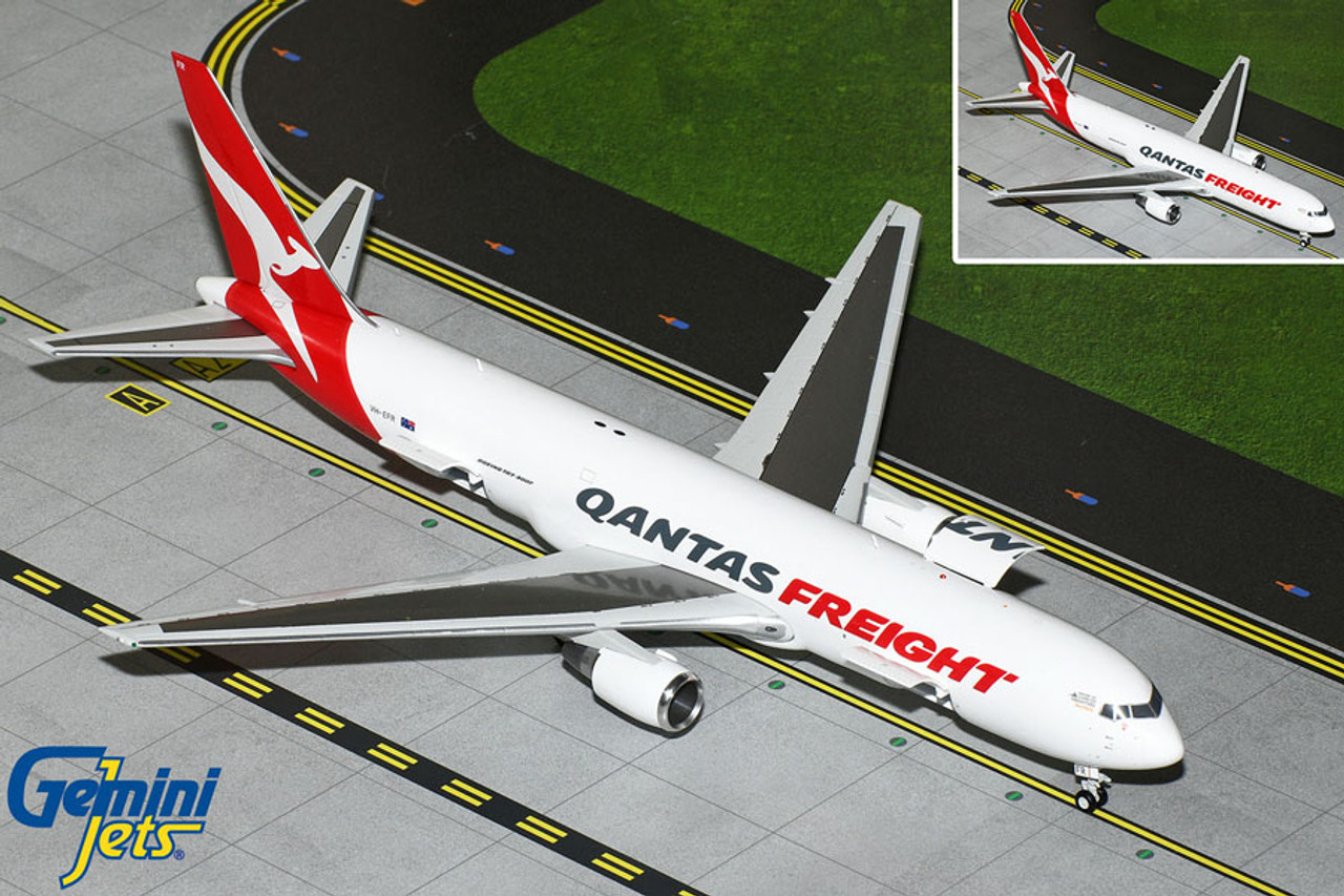 Gemini Jets 1:200 Qantas Freight B767-300 (Interactive Series)