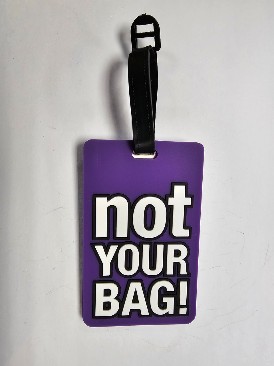 Not Your Bag! Luggage Tag (Purple)