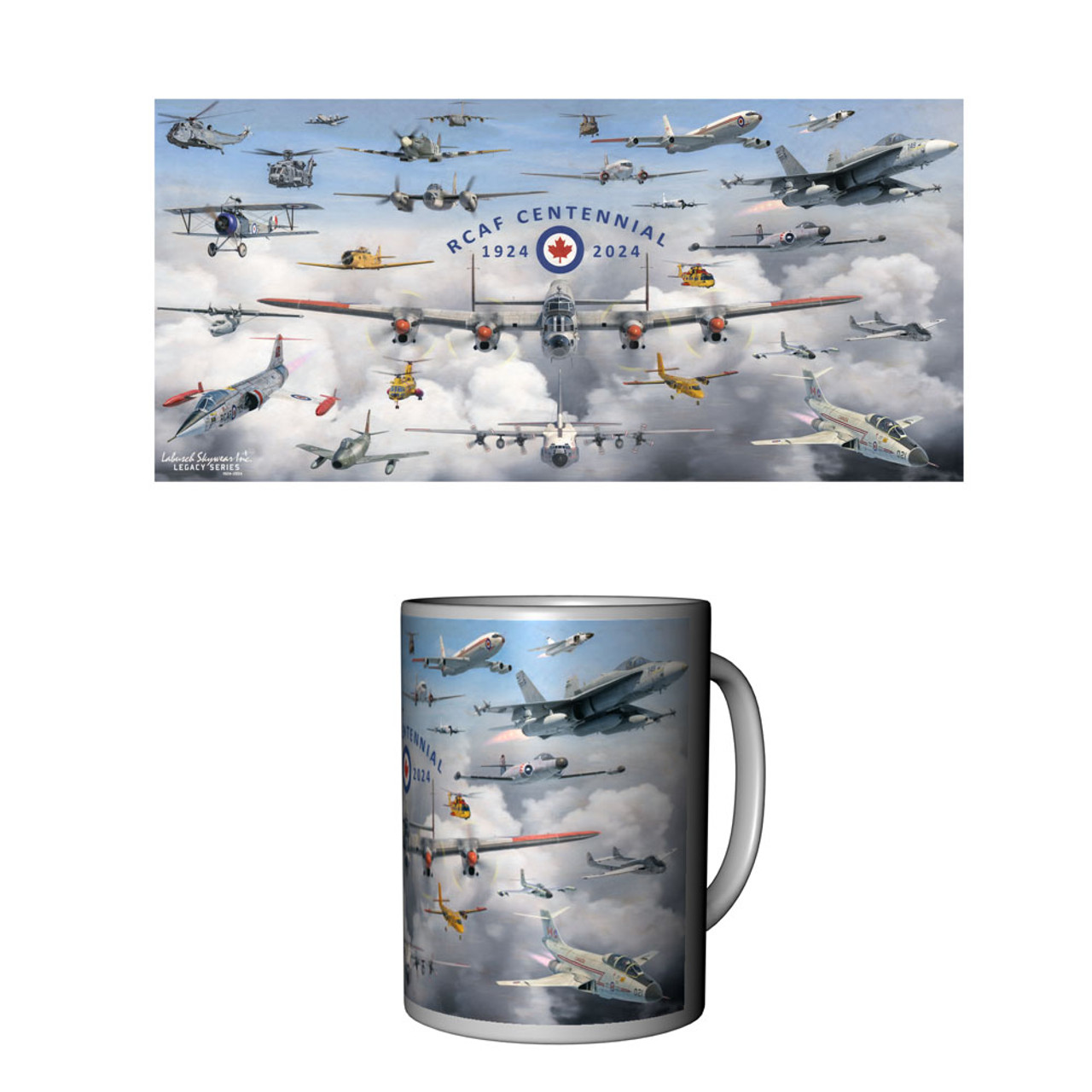 RCAF 100 Legacy Collage Ceramic Mug